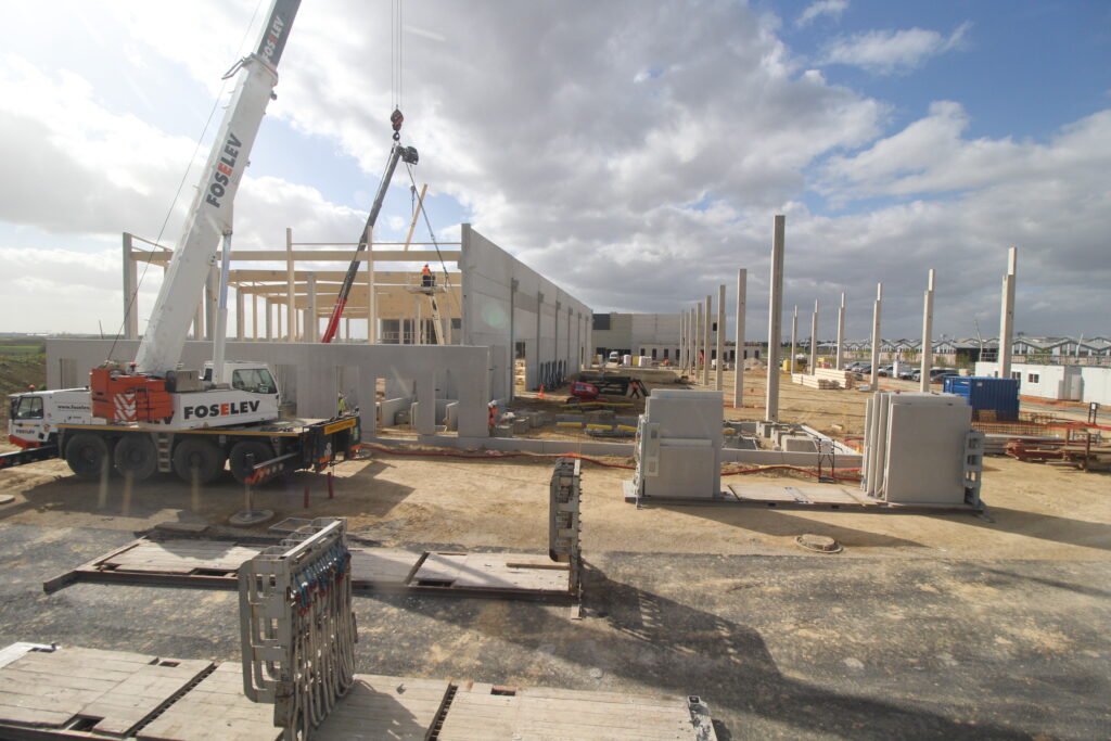 Bâtiment en construction Le Plessis-Pâté